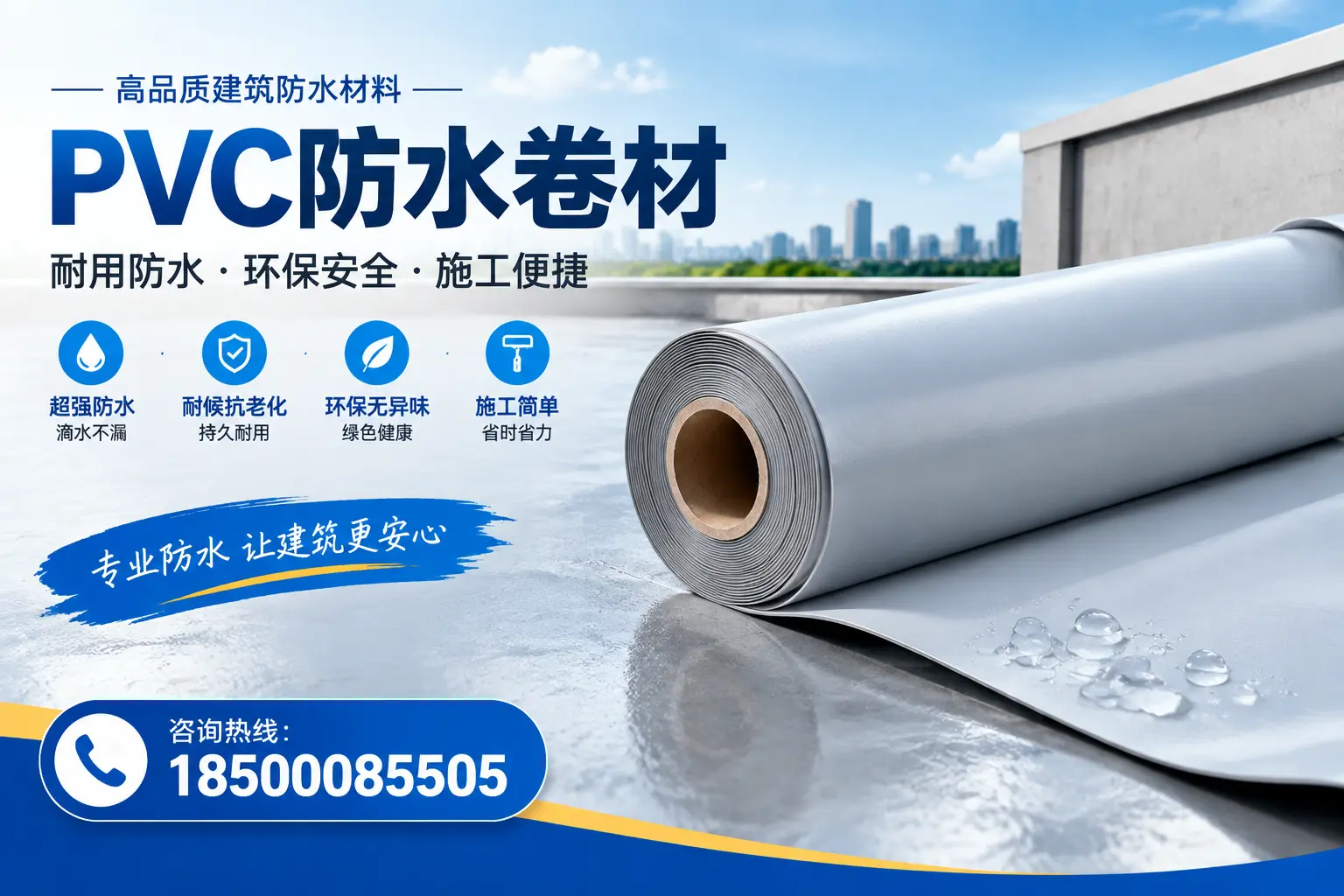 PVC防水卷材选型对比:如何做出明智选择?克孜勒苏指南